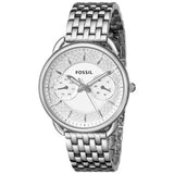Fossil Tailor Silver Dial Silver Steel Strap Watch for Women - ES3712 Authentic Buy Shop Now