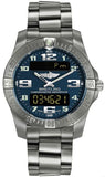 Breitling Aerospace Evo Blue Dial Silver Steel Strap Watch for Men - E79363101C1E1 Authentic Buy Shop Now