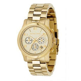 Michael Kors Runway Gold Dial Gold Stainless Steel Strap Watch for Women - MK5055 Authentic Buy Shop Now