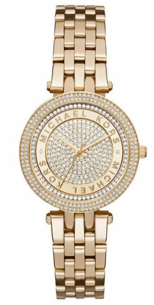 Michael Kors Darci Gold Dial Gold Steel Strap Watch for Women - MK3445 Authentic Buy Shop Now