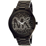 Michael Kors Slim Runway Black Dial Black Steel Strap Watch for Women - MK3589 Authentic Buy Shop Now