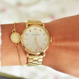 Marc Jacobs Baker White Dial Gold Steel Strap Watch for Women - MBM3243 Authentic Buy Shop Now