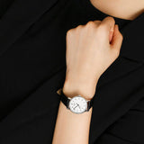 Tissot Everytime Small White Dial Black Leather Strap Watch For Women - T109.210.16.032.00 Authentic Buy Shop Now