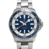 Breitling Superocean Automatic 42mm Blue Dial Silver Steel Strap Watch for Men - A17375E71C1A1 Authentic Buy Shop Now