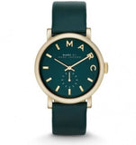 Marc Jacobs Baker Green Dial Green Leather Strap Watch for Women - MBM1268 Authentic Buy Shop Now