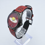 Gucci G Timeless Ghost Red Dial Red Leather Strap Watch For Men - YA1264023 Authentic Buy Shop Now