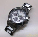 Marc Jacobs Rock Chronograph Gunmetal Grey Dial Grey Steel Strap Watch for Men - MBM3160 Authentic Buy Shop Now