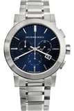 Burberry The City Blue Dial Silver Steel Strap Watch for Men - BU9363 Authentic Buy Shop Now