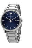 Emporio Armani Luigi Blue Dial Silver Steel Strap Watch For Men - AR11089 Authentic Buy Shop Now