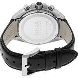 Hugo Boss Driver Sport Chronograph Blue Dial Black Leather Strap Watch for Men - 1513077 Authentic Buy Shop Now