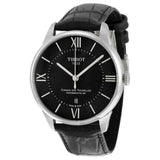 Tissot Chemin Des Tourelles Powermatic 80 Black Dial Black Leather Strap Watch For Men - T099.407.16.058.00 Authentic Buy Shop Now