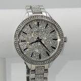 Michael Kors Runway Crystals Silver Dial Silver Steel Strap Watch for Women - MK3822 Authentic Buy Shop Now