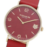 Coach Perry Red Dial Red Leather Strap Watch for Women - 14503867 Authentic Buy Shop Now