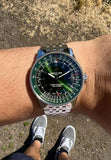 Breitling Navitimer Automatic 41mm Green Dial Silver Steel Strap Watch for Men - A17326361L1A1 Authentic Buy Shop Now