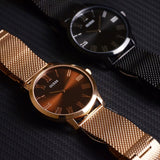 Guess Analog Brown Dial Brown Mesh Bracelet Watch for Men - GW0074G1 Authentic Buy Shop Now