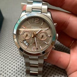 Fossil Perfect Boyfriend Taupe Dial Silver Steel Strap Watch for Women - ES4146 Authentic Buy Shop Now
