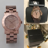 Marc Jacobs Amy Brown Dial Brown Steel Strap Watch for Women - MBM3119 Authentic Buy Shop Now