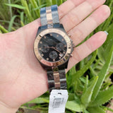 Marc Jacobs Blade Chronograph Grey Dial Two Tone Steel Strap Watch for Women - MBM3180 Authentic Buy Shop Now