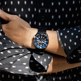 Seiko 5 Sports Automatic Blue Dial Black NATO Strap Watch for Men - SBSA098 Authentic Buy Shop Now