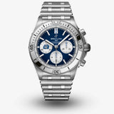 Breitling Chronomat B01 42 Six Nations Scotland Blue Dial Silver Steel Strap Watch for Men - AB0134A51C1A1 Authentic Buy Shop Now