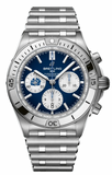 Breitling Chronomat B01 42 Six Nations Scotland Blue Dial Silver Steel Strap Watch for Men - AB0134A51C1A1 Authentic Buy Shop Now