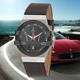 Maserati Potenza Black Dial Black Leather Strap Watch For Men - R8851108001 Authentic Buy Shop Now