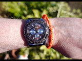 Guess Force Quartz Brown Dial Brown Leather Strap Watch For Men - W0674G5 Authentic Buy Shop Now
