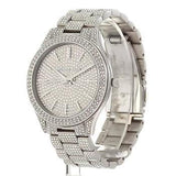 Michael Kors Runway Crystals Silver Dial Silver Steel Strap Watch for Women - MK3822 Authentic Buy Shop Now