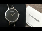 Calvin Klein Seduce Black Dial Two Tone Steel Strap Watch for Women - K4E2N111 Authentic Buy Shop Now