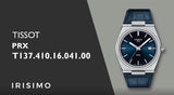 Tissot PRX Blue Dial Blue Leather Strap Watch for Men - T137.410.16.041.00 Authentic Buy Shop Now