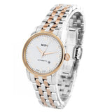 Mido Baroncelli III Automatic White Dial Two Tone Steel Strap Watch For Women - M7600.9.N6.1 Authentic Buy Shop Now