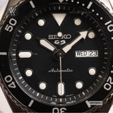 Seiko 5 Sport Automatic Black Dial Green Nylon Strap Watch For Men - SRPD65K4 Authentic Buy Shop Now