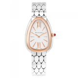 Bvlgari Serpenti Seduttori Quartz Silver Dial Silver Steel Strap Watch for Women - SERPENTI103144 Authentic Buy Shop Now
