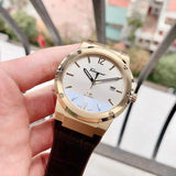Salvatore Ferragamo F-80 Classic Silver Dial Brown Leather Strap Watch for Men - SFDT00419 Authentic Buy Shop Now