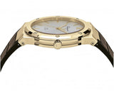 Salvatore Ferragamo F-80 Classic Silver Dial Brown Leather Strap Watch for Men - SFDT00419 Authentic Buy Shop Now