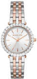 Michael Kors Darci Quartz Silver Dial Two Tone Steel Strap Watch For Women - MK4515 Authentic Buy Shop Now
