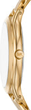 Michael Kors Runway Three-Hand White Dial Gold Steel Strap Watch for Women - MK7472 Authentic Buy Shop Now