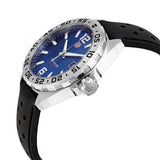 Tag Heuer Formula 1 Quartz Blue Dial Black Rubber Strap Watch for Men - WAZ1118.FT8023 Authentic Buy Shop Now