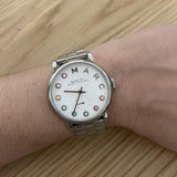 Marc Jacobs Baker Dexter White Dial Silver Steel Strap Watch for Women - MBM3423 Authentic Buy Shop Now