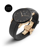Daniel Wellington Iconic Motion Black Dial Rubber Strap Watch For Women - DW00100426 Authentic Buy Shop Now