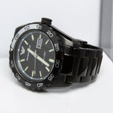 Emporio Armani Sportivo Quartz Black Dial Black Steel Strap Watch For Men - AR6049 Authentic Buy Shop Now