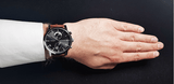 Tommy Hilfiger Kane Grey Dial Brown Leather Strap Watch for Men - 1710398 Authentic Buy Shop Now