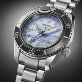 Seiko Prospex Limited Edition Automatic GMT Glacier Blue Dial Silver Steel Strap Watch For Men - SPB385J1 Authentic Buy Shop Now