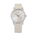 Calvin Klein City White Dial White Leather Strap Watch for Women - K2G231XH Authentic Buy Shop Now