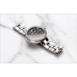Swarovski Daytime Rhinestone Grey Dial Silver Steel Strap Watch for Women - 5213681 Authentic Buy Shop Now