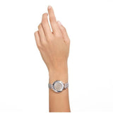 Swarovski Octea Nova Beige Dial Grey Leather Strap Watch for Women - 5649999 Authentic Buy Shop Now