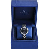Swarovski Daytime Rhinestone Grey Dial Silver Steel Strap Watch for Women - 5213681 Authentic Buy Shop Now