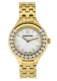 Swarovski Lovely Crystals White Dial Gold Steel Strap Watch for Women - 5242895 Authentic Buy Shop Now