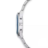 Swarovski Octea Lux Sport Chronograph Blue Dial Silver Steel Strap Watch for Women - 5610481 Authentic Buy Shop Now