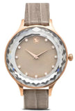 Swarovski Octea Nova Beige Dial Grey Leather Strap Watch for Women - 5649999 Authentic Buy Shop Now